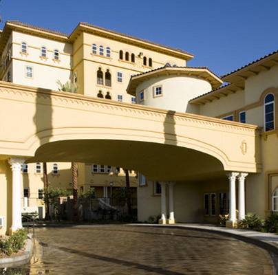 Porte Cochere at Boca Raton Condos in Las Vegas