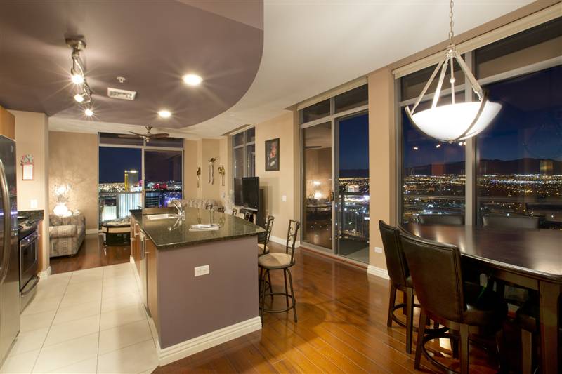 Allure Las Vegas Top of the Tower Condo Facing South